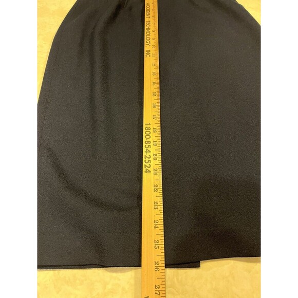 ALBERT NIPON Vintage Peplum Jacket Pencil Skirt Wool Gold Buttons Career Sz 8 - Picture 12 of 15